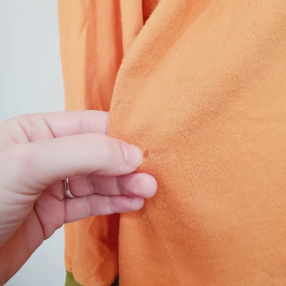 Urban Outfitters BDG Polo Shirt Oversized Vintage Style University Orange S - Picture 11 of 11